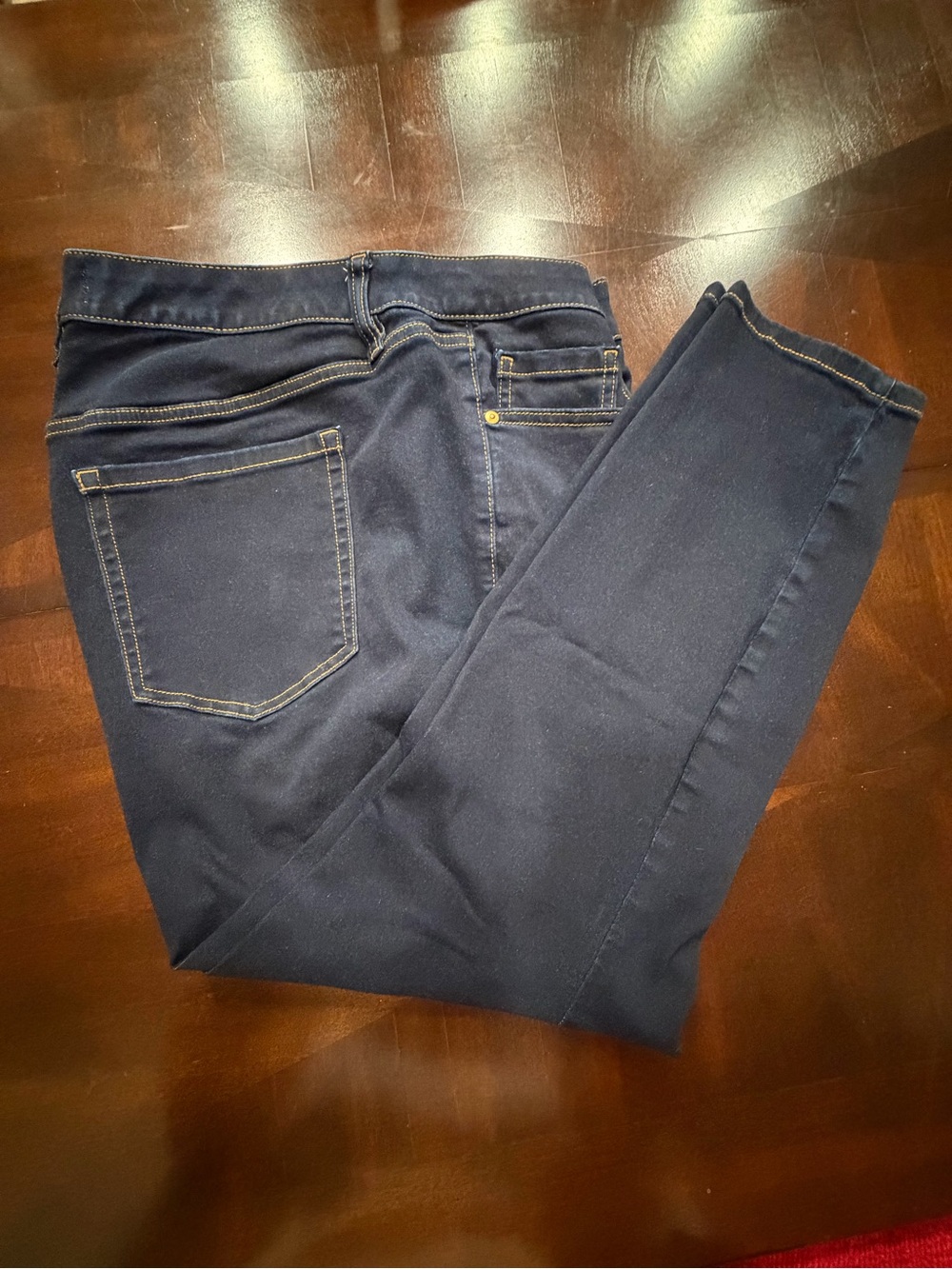 Lane Bryant Navy Skinny Jeans